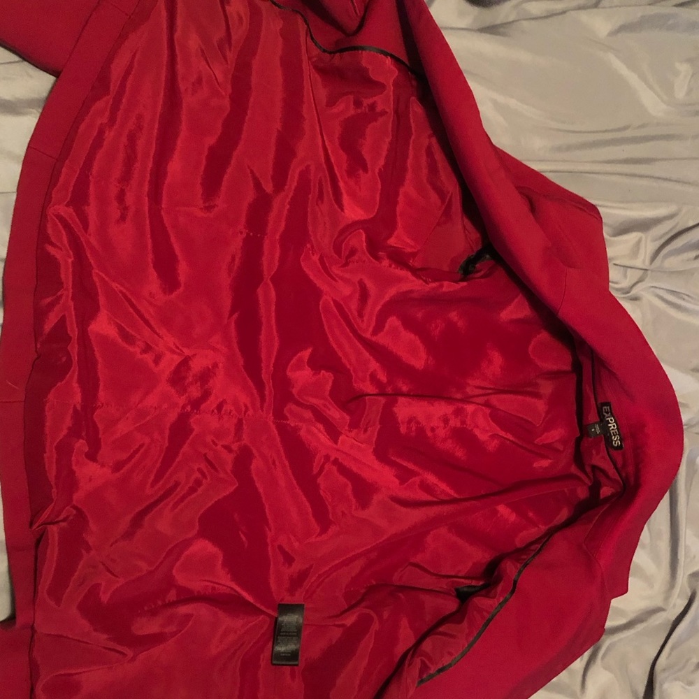 Express Red Blazer Size 0
